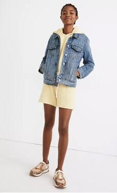 Madewell The Jean Jacket Womens Size Small Medford Wash Classic Denim New